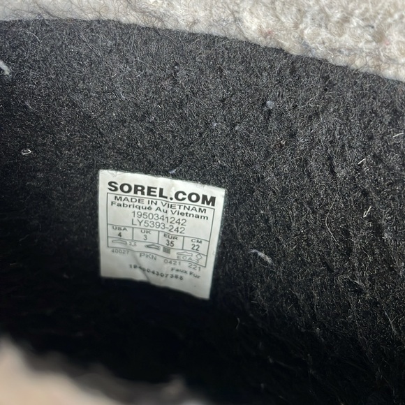 Sorel Yoot PAC Caribou Waterproof Insulated Winter Boots, size 4 - Picture 13 of 13